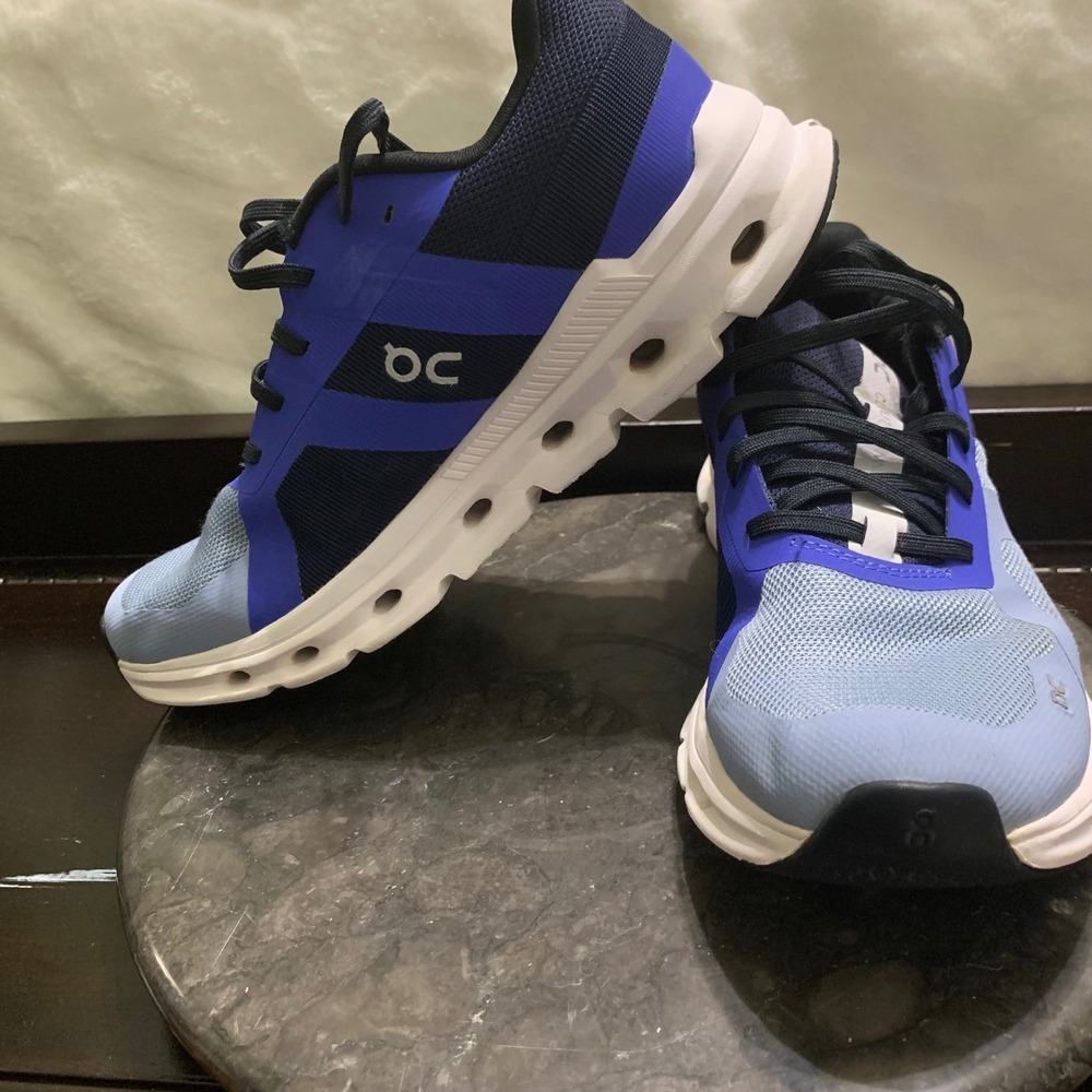 On Cloudgo Running Shoes Womens 7.5 Blue Navy CloudTec Active Sneakers 49.99018 - Picture 5 of 9